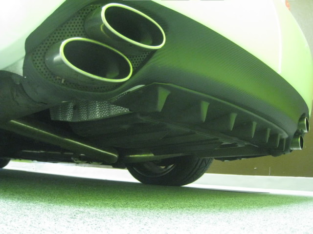 EXACT Motorsports: Exclusive IS-F Custom Finned Diffuser by EXACT