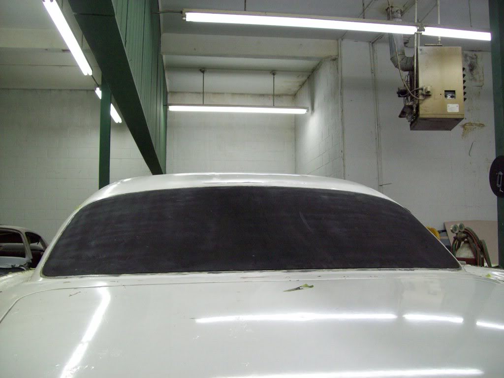 Volvo P1800 shaved rear window