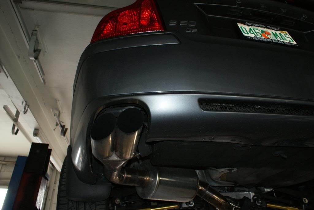 Volvo S60R exhaust