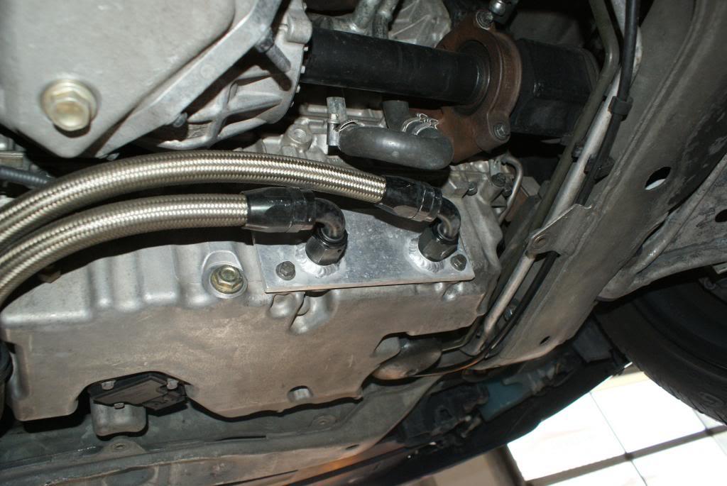 Volvo S60R oil lines