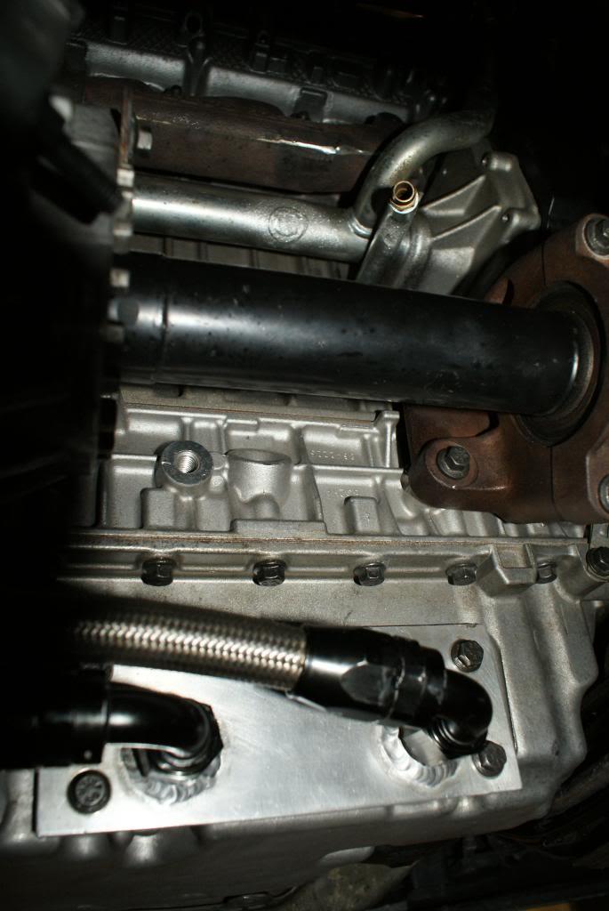 Volvo S60R oil cooler lines