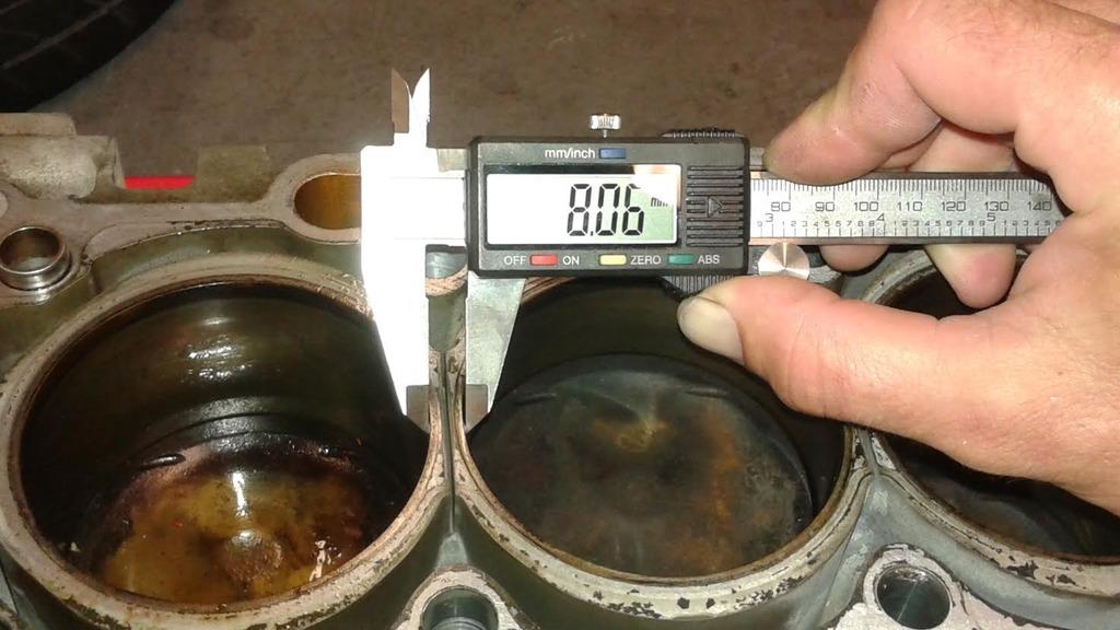 Volvo S60R engine block measurement