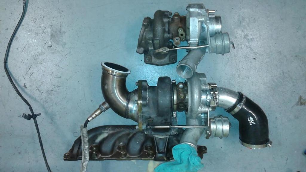 Volvo S60R exhaust manifold and turbo