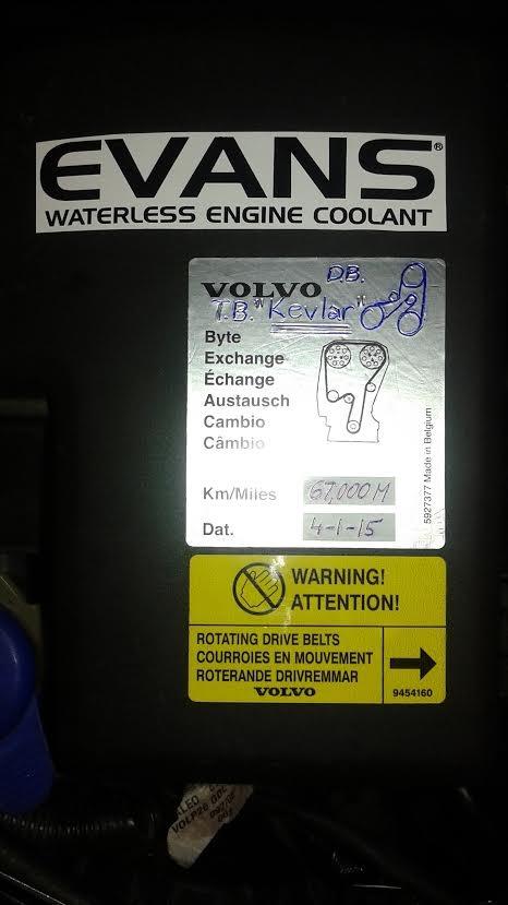 evans waterless engine coolant volvo