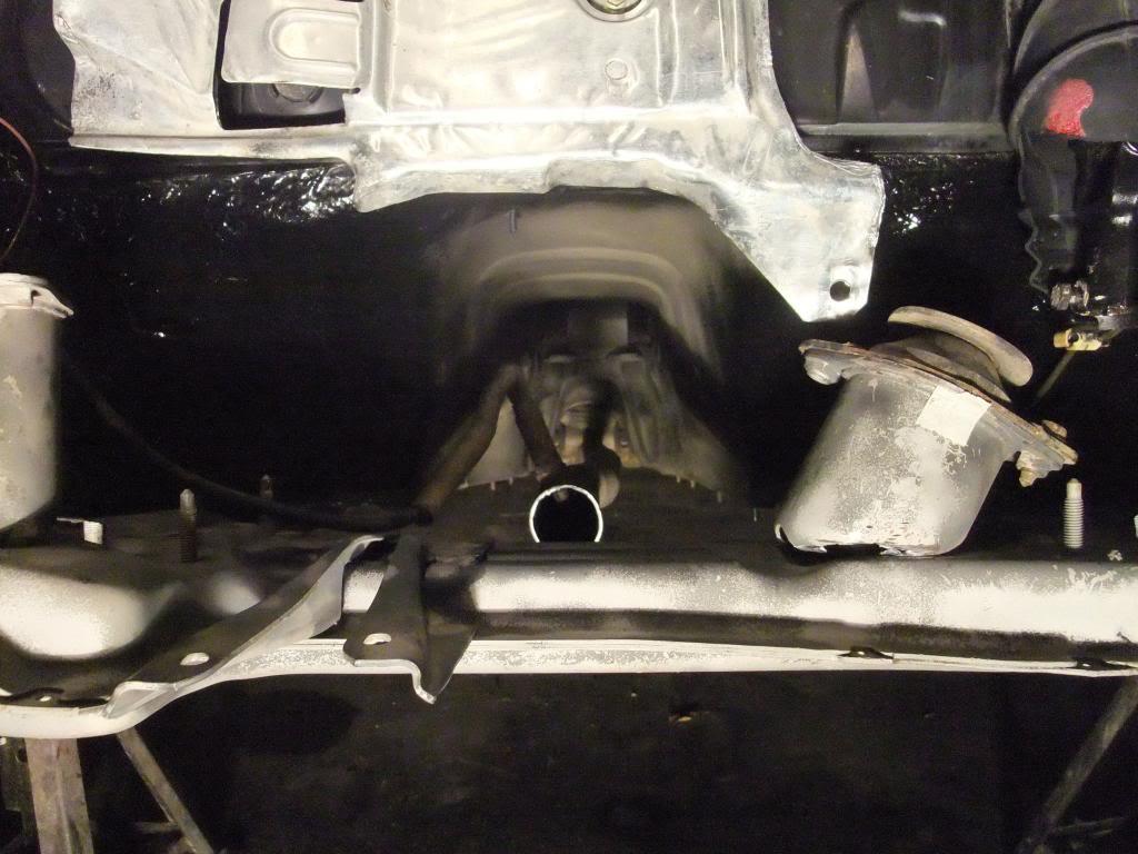 VW Corrado driveshaft tunnel