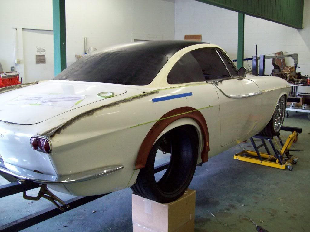 Volvo P1800 rear arches