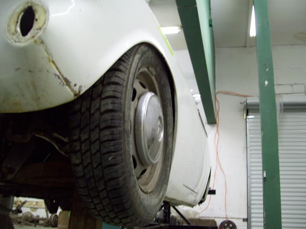 Volvo P1800 custom suspension setup