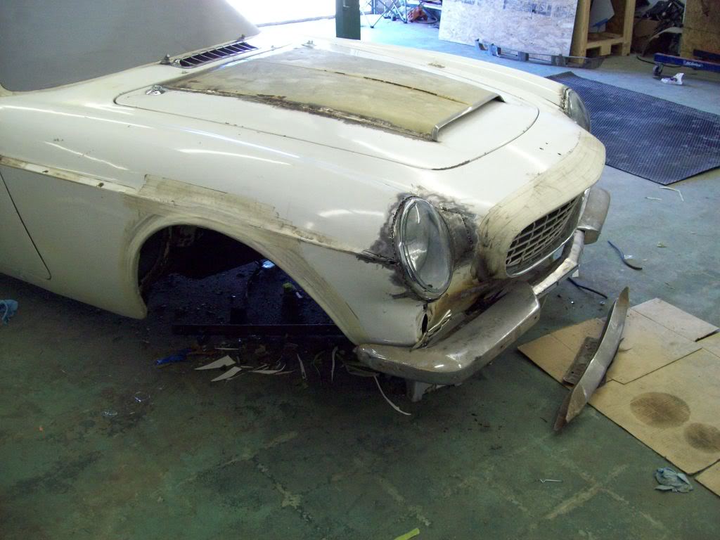 Volvo P1800 custom body work