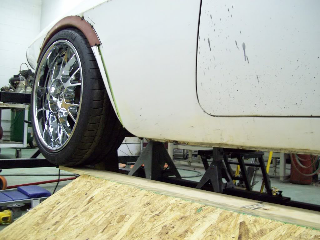 Volvo P1800 custom fender flare