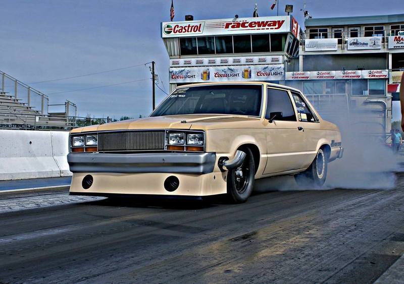 Ford Fairmont burnout