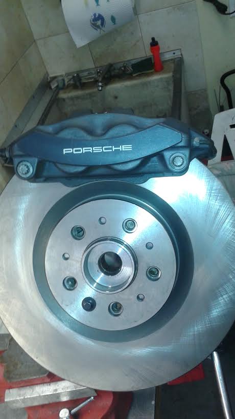 Porsche rotors and caliper