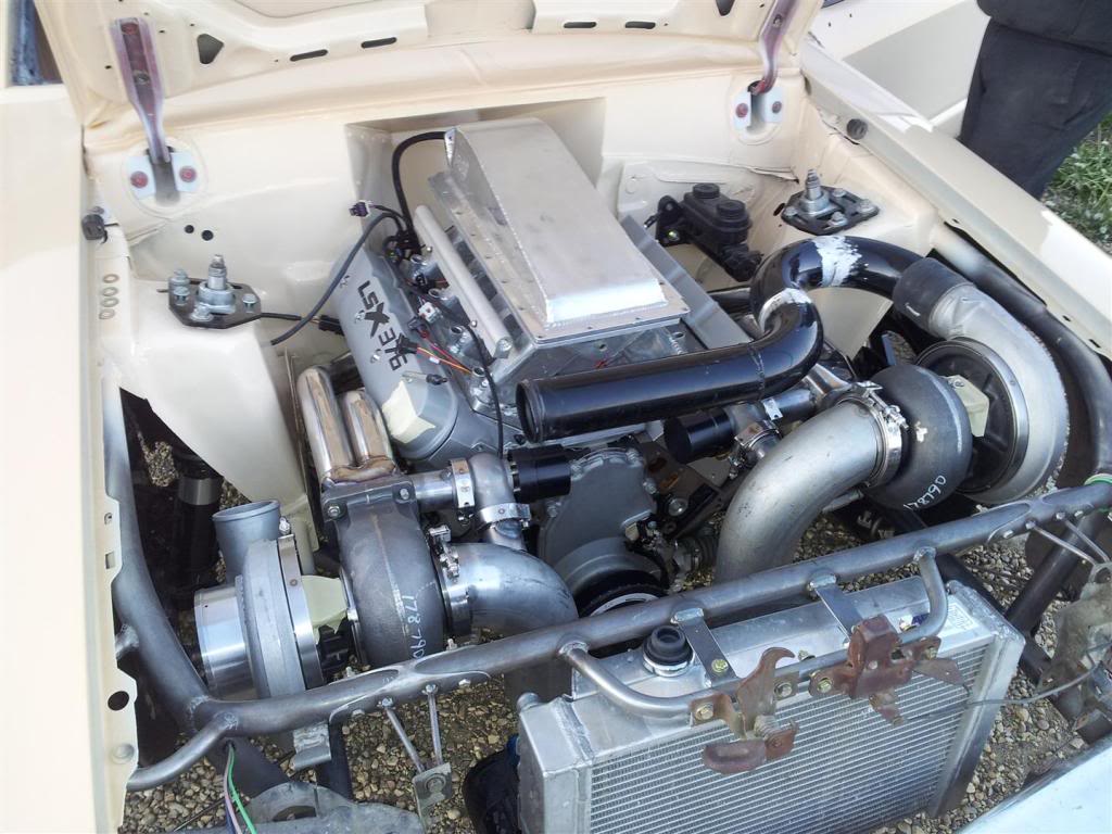 Ford Fairmont LSX twin turbos