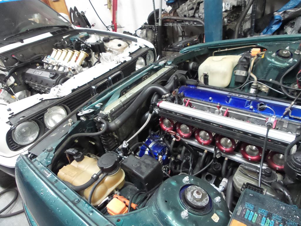 BMW E30 engine bays