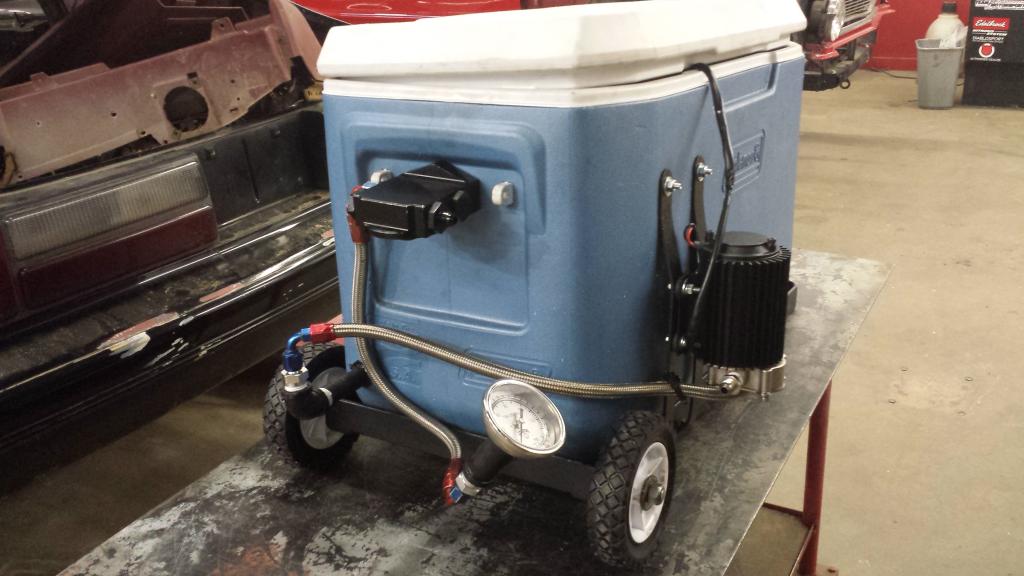 oil cooler in a cooler