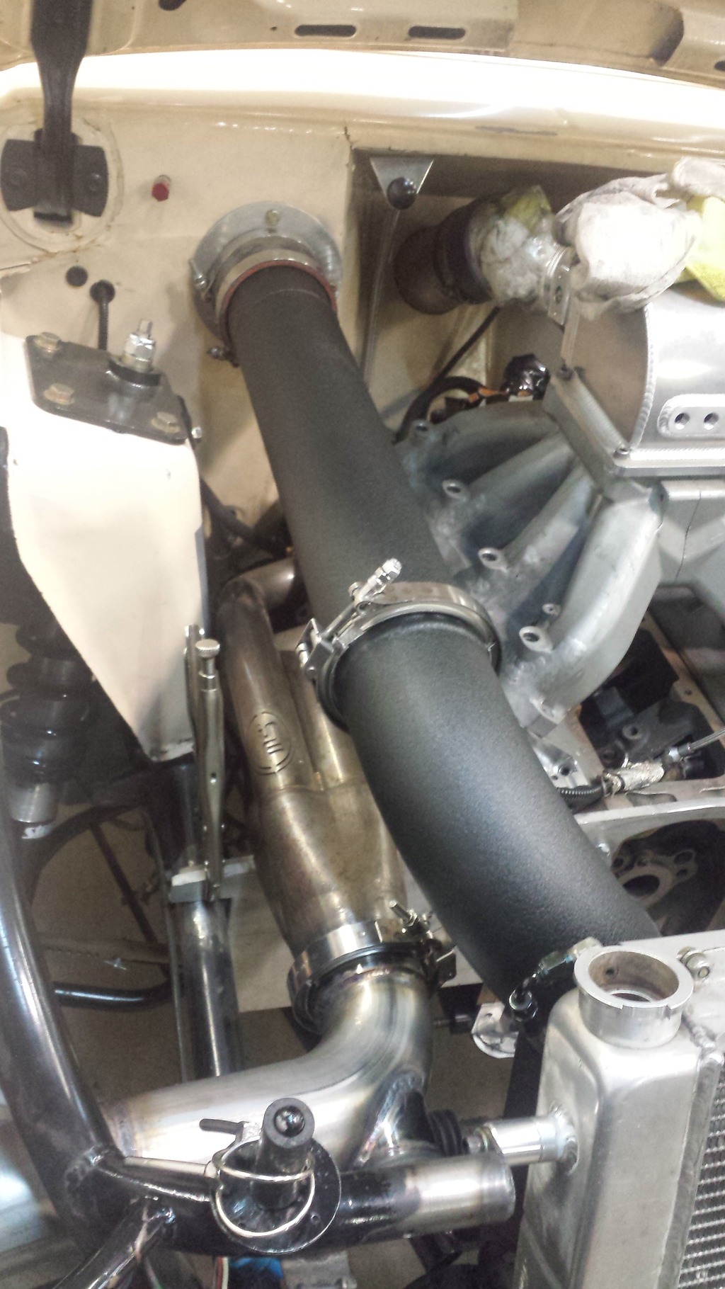 exhaust and turbo piping