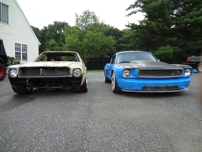 AMC AMX and Ford Mustang