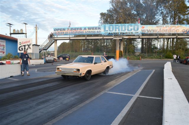 Ford Fairmont burnout