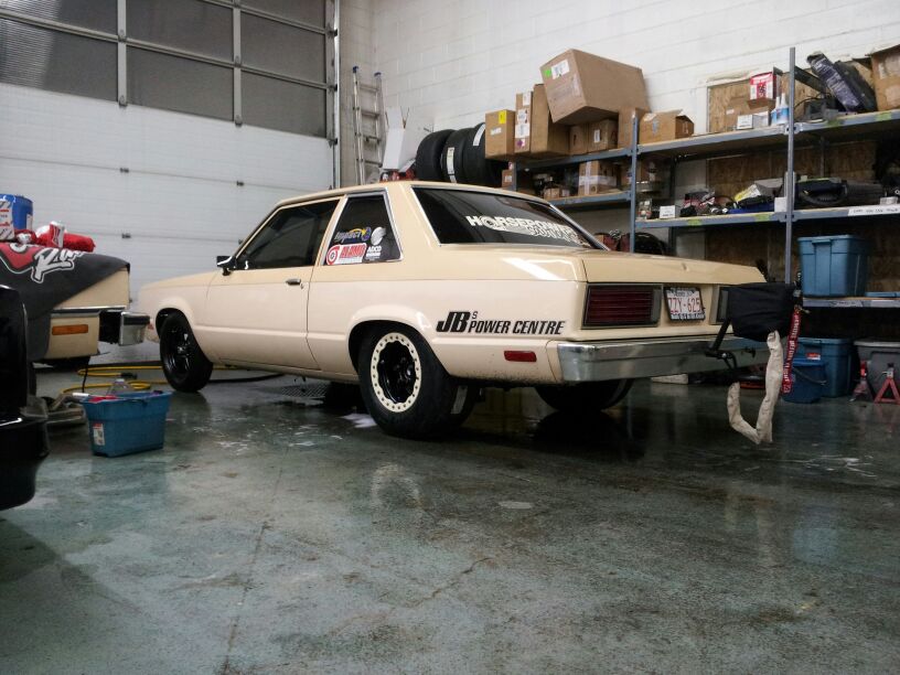 Ford Fairmont drag car