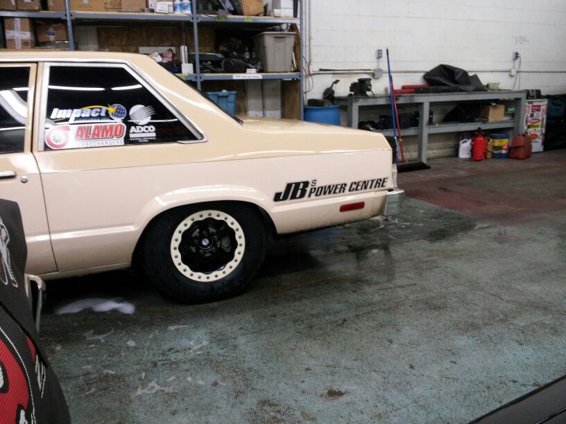 Ford Fairmont drag car