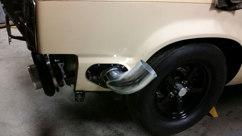 Fender exhaust