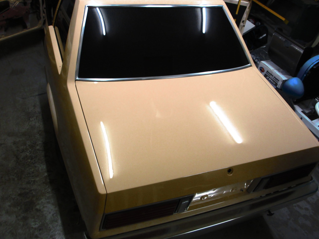 Ford Fairmont installing glass