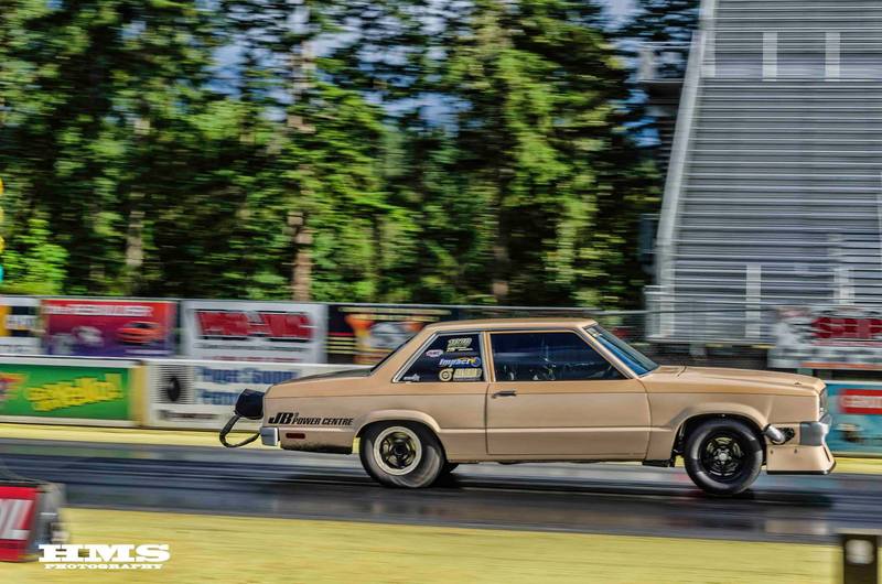 Ford Fairmont drag car