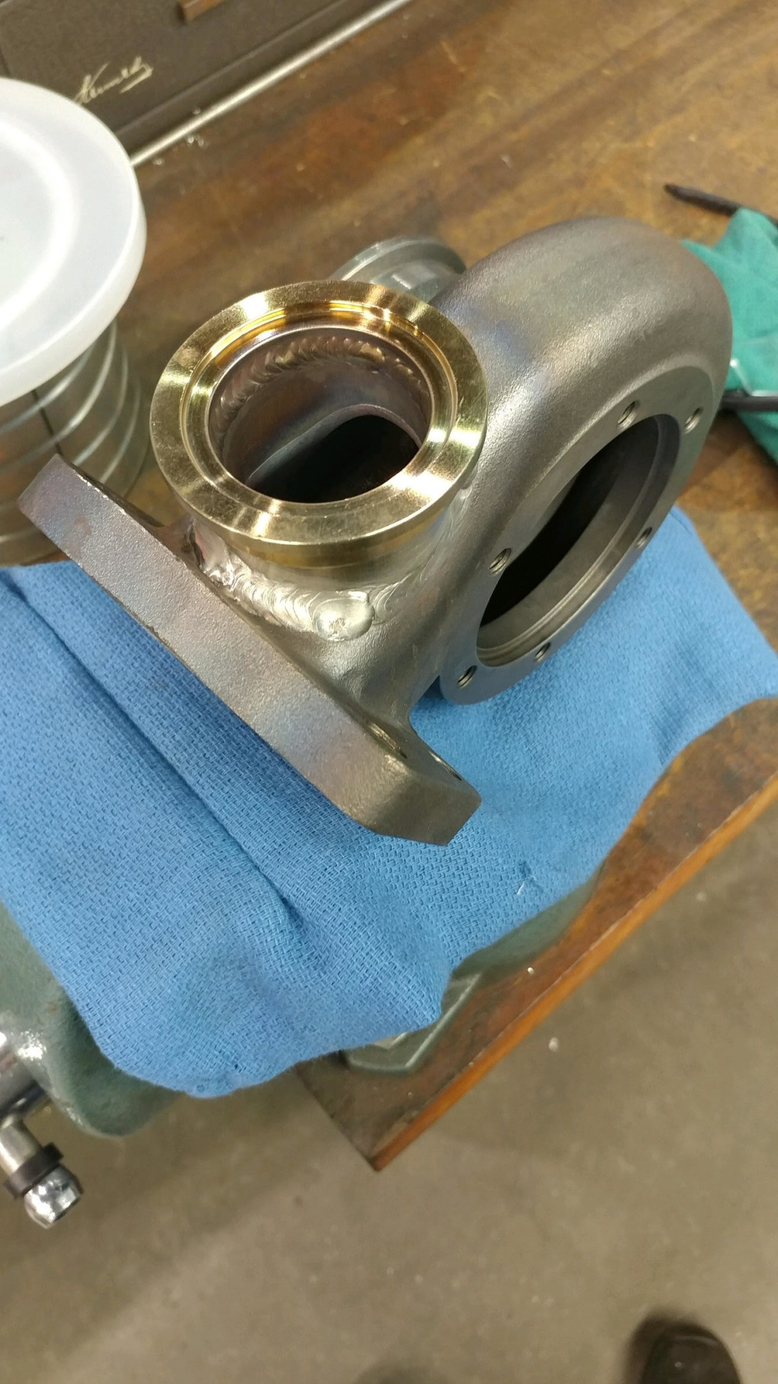 Custom turbo wastegate