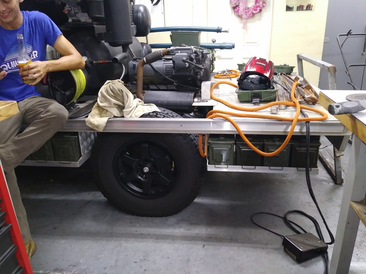 Welding truck