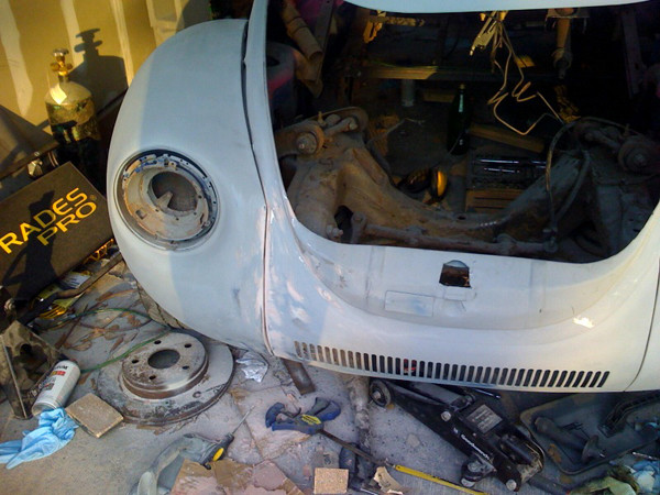 VW Beetle body work