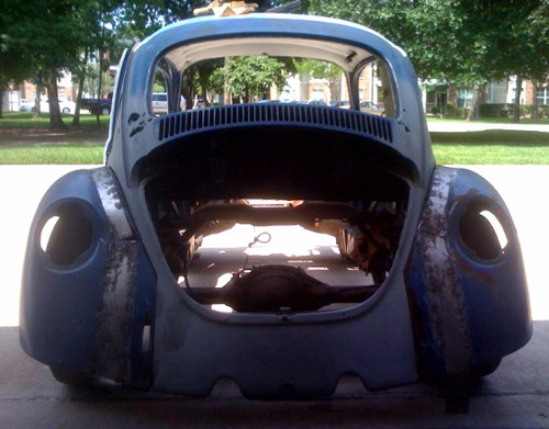 VW Beetle with chassis