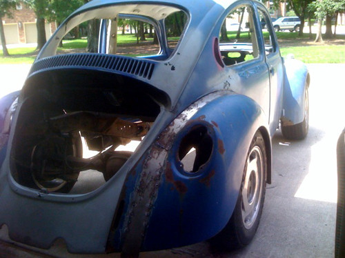 VW Beetle with chassis