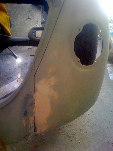 VW Beetle custom fenders