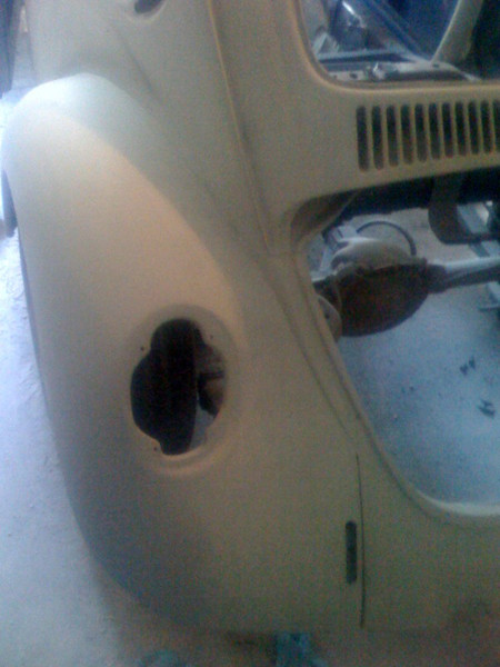 VW Beetle custom fender