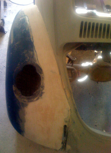 VW Beetle custom fender