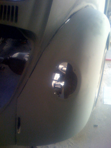 VW Beetle custom fender