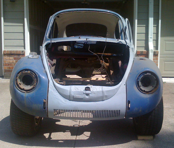 VW Beetle with chassis