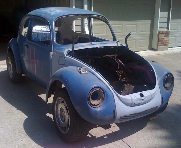 VW Beetle with chassis