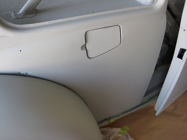 VW Beetle gas door