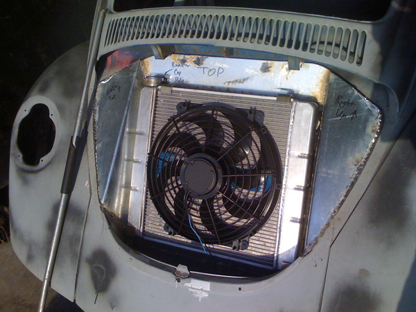 radiator and fan