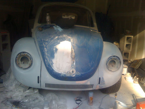 VW Beetle body work