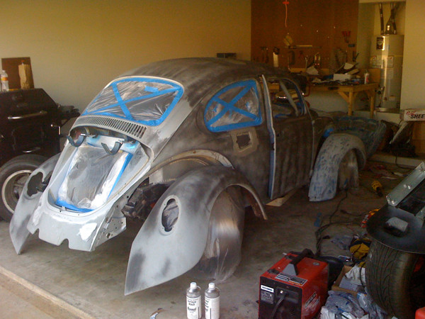 VW Beetle body work