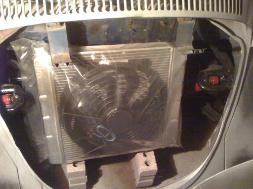 radiator and fan