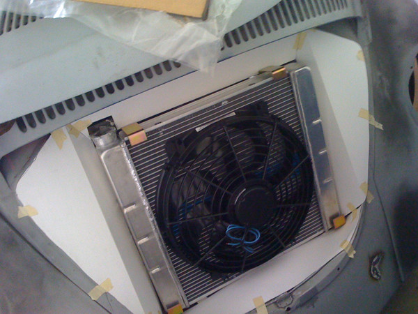 radiator and fan