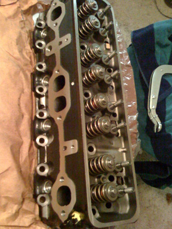 assembled cylinder head