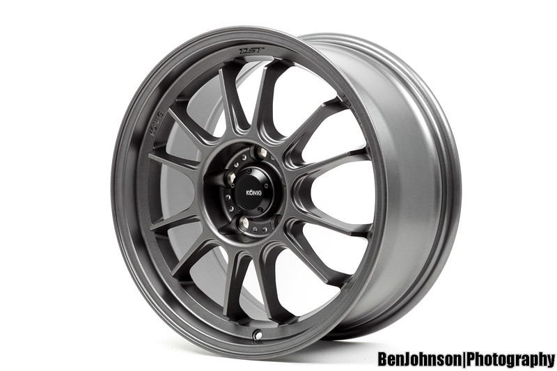 Konig Hypergram 5x114.3 Matte Grey 17x8