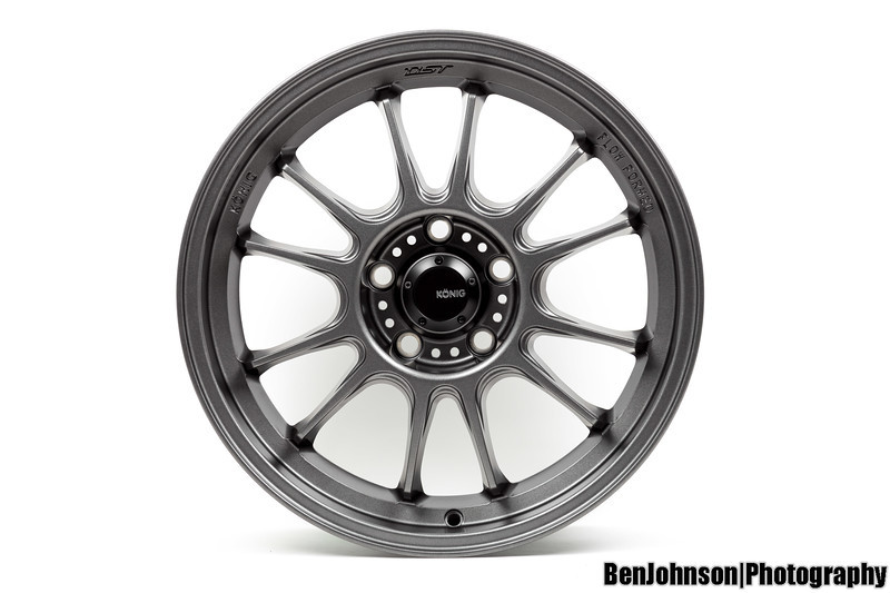 Konig Hypergram 5x114.3 Matte Grey 17x8