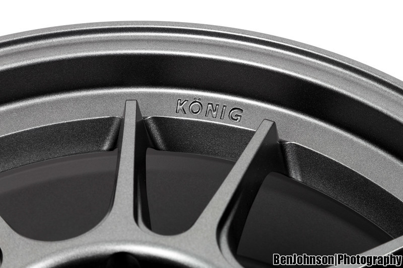 Konig Hypergram 5x114.3 Matte Grey 17x8