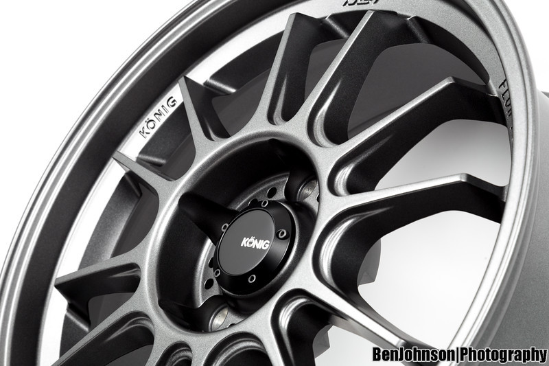 Konig Hypergram 5x114.3 Matte Grey 17x8