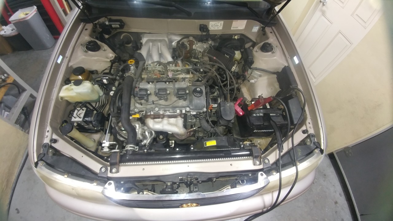 Toyota engine bay