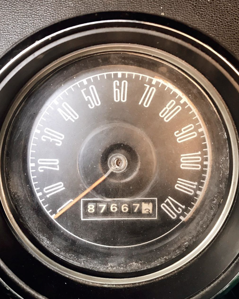 1967 Ford Mustang odometer